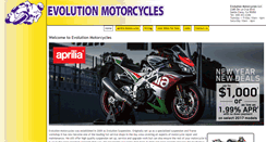 Desktop Screenshot of evolution-motorcycles.com
