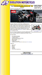 Mobile Screenshot of evolution-motorcycles.com